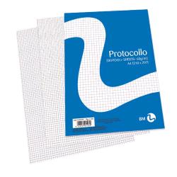 BE MORE RISMA CARTA PROTOCOLLO 60 GR A4 RIGATURA 4M 200 FOGLI BIANCO