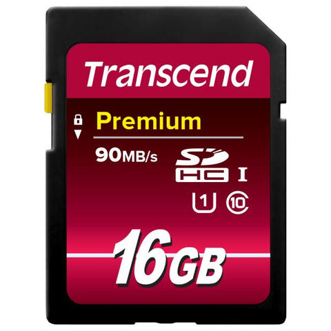 Transcend 16GB SDHC Class 10 UHS-I memoria flash NAND Classe 10