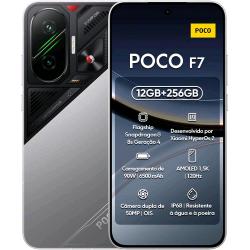 XIAOMI POCO F7 5G DUAL SIM 6.83" OCTA CORE 256GB RAM 12GB 5G FOTOCAMERA SONY 50Px EUROPA ARGENTO