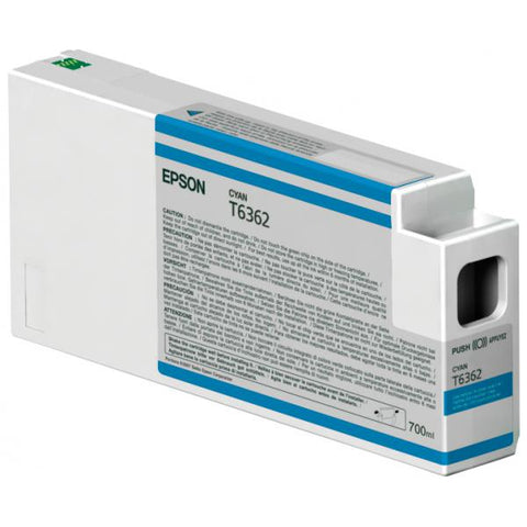 EPSON T6362 TANICA CIANO PER STYLUS PRO 7900-7900 SPECTRO- 7900 SPECTROPROOFER- 7900 STD-9900-9900 SPECTRO- 9900 SPECTROPROOFER-9900 STD GARANZIA ITALIA (C13T636200)