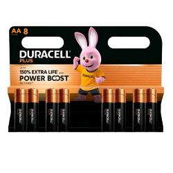 DURACELL PLUS POWERBOOST BATERIA ALCALINA STILO AA 1.5 CONF 8 Pz.