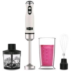 CECOTEC POWER RETROBEIGE FRULLATORE A IMMERSIONE RETRO' 1200 MAX CREAM&CRUSH 1.200 W 2 VELOCITA' DESIGN VINTAGE LAVABILE IN LAVASTOVIGLIE