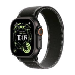 APPLE WATCH ULTRA 3 GPS + CELLULAR 5G CASSA 49mm IN TITANIO NERO CON TRIAL LOOP NERO/CENERE - M/L