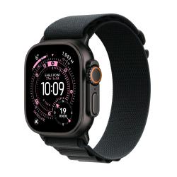 APPLE WATCH ULTRA 3 GPS + CELLULAR 5G CASSA 49mm IN TITANIO NERO CON ALPINE LOOP NERO - MEDIUM