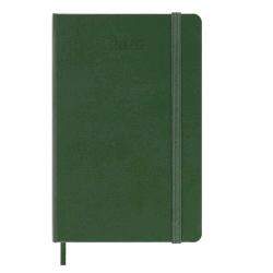 MOLESKINE AGENDA SETTIMANALE 2026 FORMATO POCKET 9 X 14 CM 12 MESI COPERTINA RIGIDA CHIUSURA CON ELASTICO VERDE