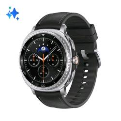 SAMSUNG GALAXY WATCH 8 CLASSIC PANTALLA AMOLED DE 1,3" Y 46 mm GPS WI-FI BLUETOOTH 5.3 NFC RESISTENTE A 5 ATM IP68 NEGRO