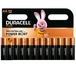 DURACELL PLUS POWERBOOST BATERÍA STILO AA 1.5 V CONF 12 Pz.