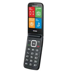 BRONDI MAGNUM XXL 4G DUAL SIM 3.2" CLAMSHELL FLIP ATTIVO TASTI RETROILLUMINATI MEMORIE DIRETT DA 2 A 9 4G ITALIA GUNMETAL GREY
