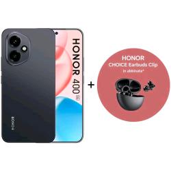 HONOR 400 5G DUAL SIM 6.55" OCTA CORE 512GB RAM 8GB 5G ITALIA BLACK + AURICOLARI BLUETOOTH HONOR CHOICE EARBUDS CLIP