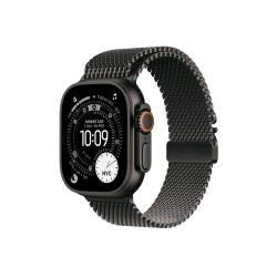 APPLE WATCH ULTRA 3 GPS + CELLULAR 5G 49mm CASSA TITANIO NERO CON LOOP IN MAGLIA MILANESE TITANIO NERO - SMALL