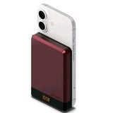 CYGNETT MAGSLIM POWER BANK 10.000mAh RICARICA WIRELESS COMPATIBILE CON MagSafe e Qi CHERRY RED