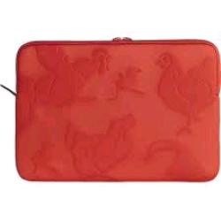 TUCANO RILIEVO GALLINE CUSTODIA PER NOTEBOOK DA 14" E MACBOOK AIR 15" IN NEOPRENE CHIUSURA DOPPIA CERNIERA ARANCIONE