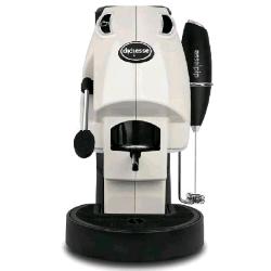 DIDIESSE FROG BABY COLLECTION CAPRI MACCHINA DA CAFFE' A CIALDE 44 mm 450W SERBATOIO 1.3 LT CON FRULLINO E DOPPIO PORTACIALDA AVORIO
