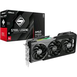 ASROCK AMD RADEON RX 9070 XT STEEL LEGEND DARK 16GB GDDR6 TRIPLE FAN PCIe 5.0 16x