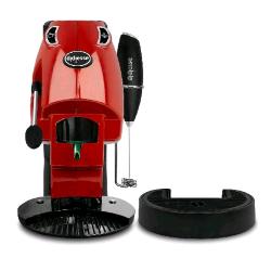 DIDIESSE FROG BABY COLLECTION CAPRI MACCHINA DA CAFFE' A CIALDE 44 mm 650W SERBATOIO 1.3 LT CON FRULLINO E DOPPIO PORTACIALDA ROSSO