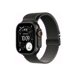 APPLE WATCH ULTRA 3 GPS + CELLULAR 5G 49mm CASSA TITANIO NERO CON LOOP IN MAGLIA MILANESE TITANIO NERO - LARGE