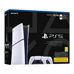 SONY PS5 825GB DIGITAL EDITION WHITE + 2 DUALSENSE CONTROLLER BUNDLE