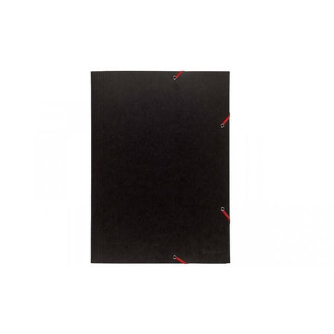 EXACOMPTA NATURE FUTURE CARTELLA C/ELASTICO IN CARTONCINO ECOLOGICO 320X440MM A3 COL. NERA LUCIDA