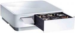 Star Micronics, mPOP Combined 58mm Thermal Printer and Cash Drawer, USB-C, USB-B, USB-A x 1, Autocutter, White Case (39655290)