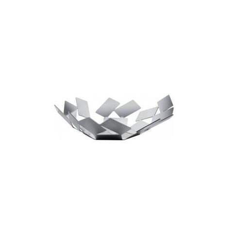 Alessi MT01 Acciaio inossidabile Grigio, Trasparente cestino da servizio