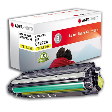 AgfaPhoto CE272A cartuccia toner 1 pz Giallo (Toner yellow, rpl CE272A - Pages 15000 - Warranty: 36M)