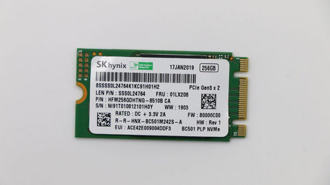 Lenovo SSD 256GB M.2 PCIe NVMe (01LX208)
