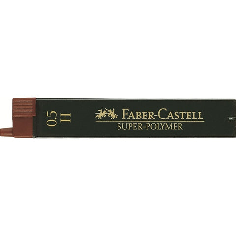 FABER CASTELL SUPERPOLYMER ASTUCCIO 12 MINE H 0.5 mm