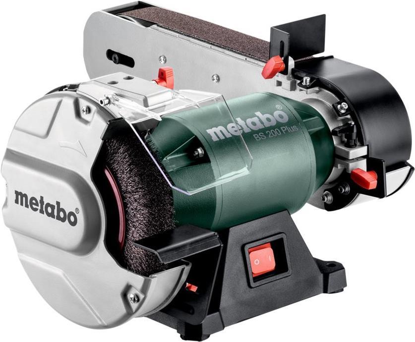 Metabo BS 200 Plus - Tischschleifmaschine/Bandschleifmaschine - 600 W - 2,7 Nm - 200 x 25 mm wheel (604220000)