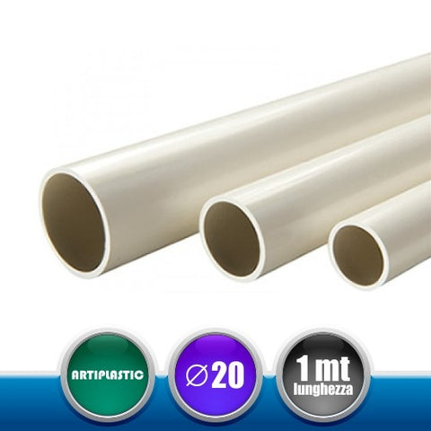 2000TR Tubo Rigido Scarico Condensa per Installazione Climatizzatori - Diametro 20 mm