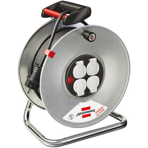 Brennenstuhl Garant S 4 prolunghe e multiple 50 m 4 presa(e) AC Grigio
