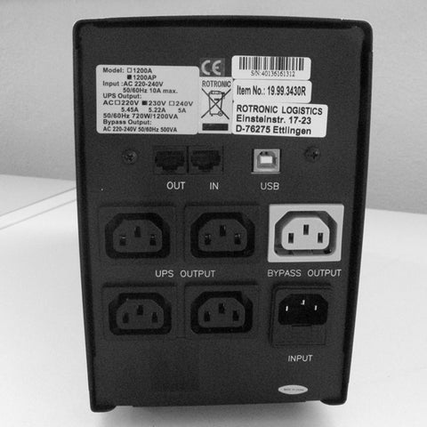 Value UPS, 1200VA, USB Port gruppo di continuità (UPS) A linea interattiva