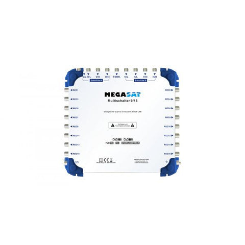 Megasat 0600153 multinterruttore satellitare 9 ingressi 16 uscite