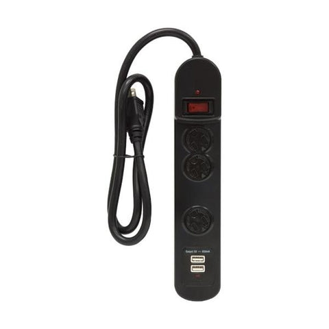 GE 14002 prolunghe e multiple 0,6 m 3 presa(e) AC Interno Nero