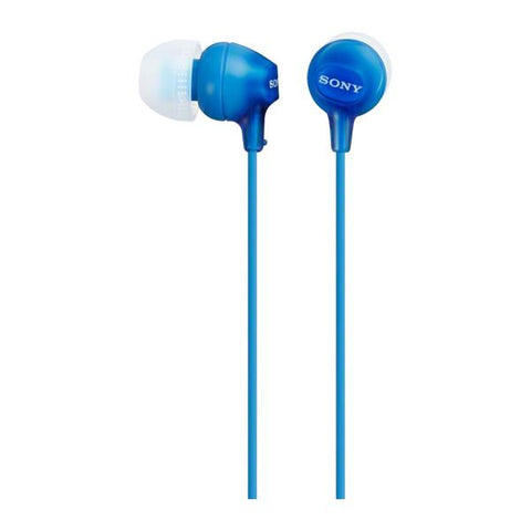 SONY MDR-EX15AP AURICOLARI CON MICROFONO CAVO 1.2MT JACK 3.5MM COLORE AZZURRO