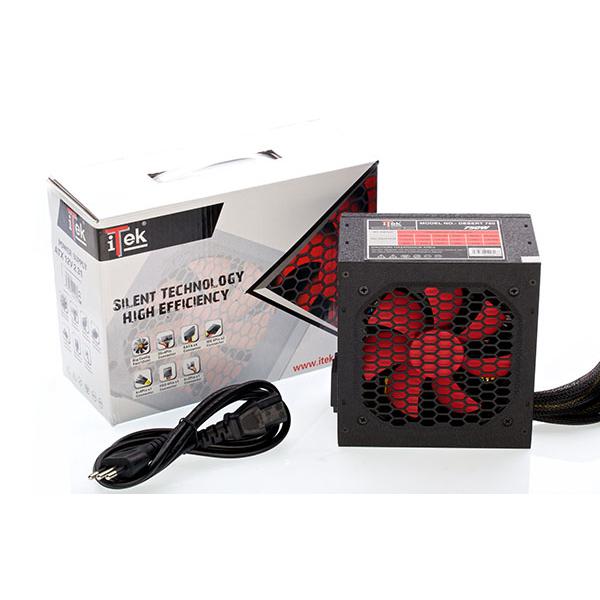 ALIMENTATORE ITEK DESERT 550 WATT 20+4P, 2Ide, Fdd, PciE, P8, 4Sata, Active PFC