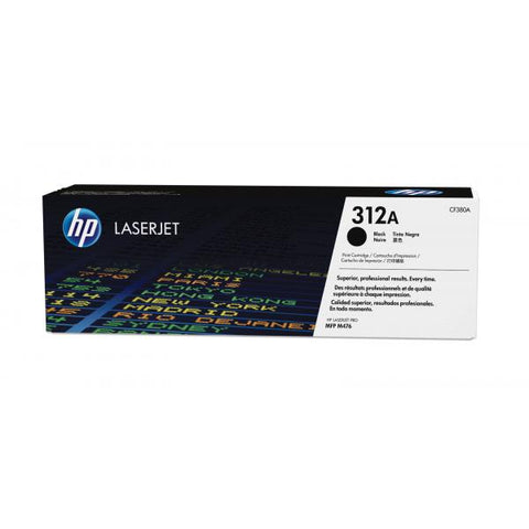 HP 312A TONER NERO PER COLOR LASERJET PRO M476NW-MFP M476DN-MFP M476DW GARANZIA ITALIA (CF380A)