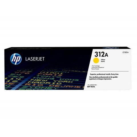 HP 312A TONER GIALLO PER COLOR LASERJET PRO M476NW-MFP M476DN-MFP M476DW GARANZIA ITALIA (CF382A)