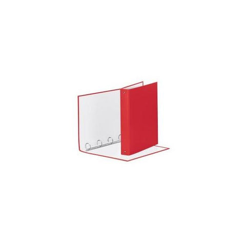 ESSELTE MEETING RACCOGLITORE 4 ANELLI DA 30 MM IN CARTONCINO PLASTIFICATO CM 22X30X4 A4 ROSSO