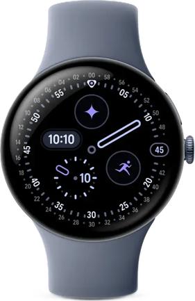 Google Pixel Watch 4 - 45 mm - satin moonstone aluminum (GA10849-EU)