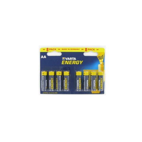 BATTERIA STILO AA LR03 ENERGY MEGAPACK 8PZ 1,5V VARTA