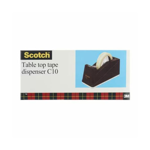 3M DISPENSER C-10 CON BASE APPESANTITA PER NASTRI ADESIVI MAX 19MM X 33MT COL. NERO