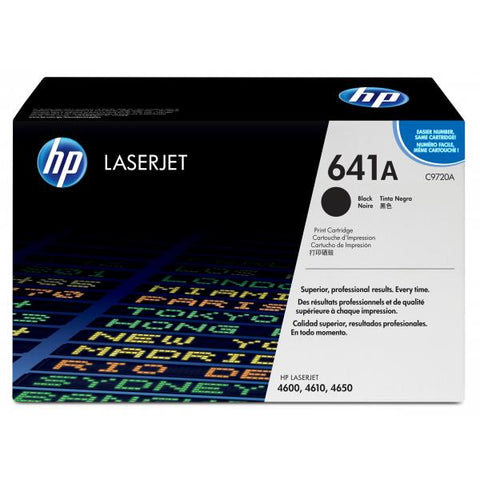 HP 641A Black Original LaserJet Toner Cartridge cartuccia toner 1 pz Originale Nero