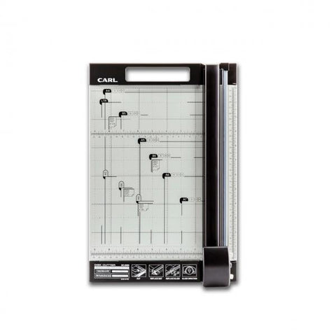 CARL DC-200N TAGLIERINA A LAMA ROTANTE A4 PIANO IN ABS CAPACITA' 10 FOGLI LUNGHEZZA TAGLIO 310 mm