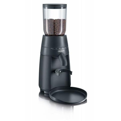 Graef CM 702 EU macina caffé 128 W Nero, Acciaio inossidabile