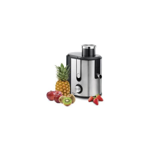 Trisa Electronics Vital Juicer Estrattore di succo 500W Nero, Acciaio inossidabile