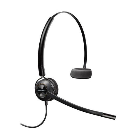 POLY EncorePro HW540 Cuffia Aggancio, Padiglione auricolare, Passanuca Nero