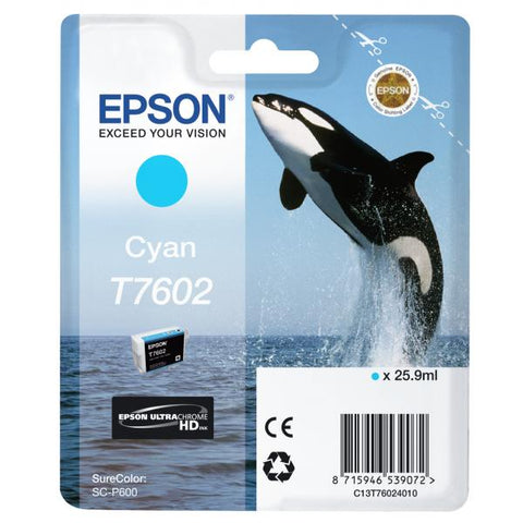 EPSON T7602 CARTUCCIA INCHIOSTRO CIANO PER STAMPANTI EPSON INK JET (C13T76024010)