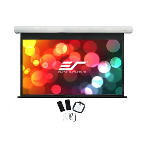 Elite Screens Saker schermo per proiettore 2,54 m (100") 16:9 Nero, Bianco