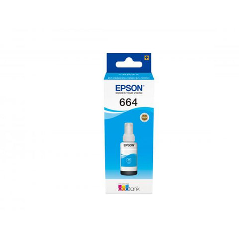 EPSON T6642 FLACONE INCHIOSTRO CIANO PER EPSON L300-355-555 70ML (C13T664240)