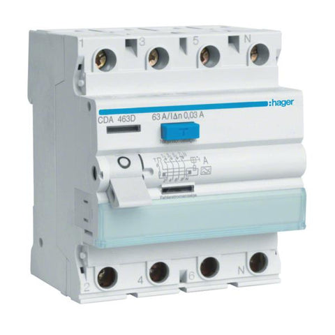 Hager CDA463D 4P interruttore automatico